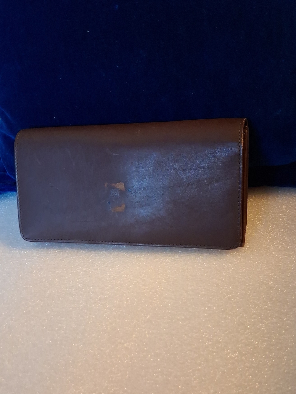 Coach Dark Brown Leather Long Wallet